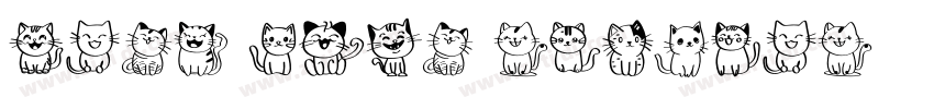 Cats Font Regular字体转换